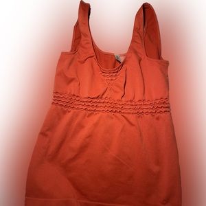 LAST TANGO ORANGE TANK TOP ONE SIZE USE LIKE NEW